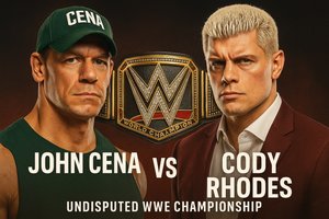John Cena vs Cody Rhodes — Undisputed WWE Championship Showdown