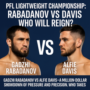 PFL Lightweight Championship: Who Will Reign – Rabadanov vs Davis?