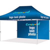 Custom Canopy Tent 10x15（10x15 canopy + back wall）