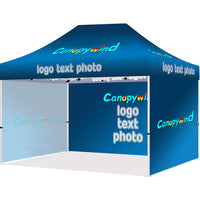 Custom Canopy Tent 10x15（10x15 canopy +back wall + 2 full side walls）