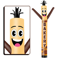 6 10 15 20FT Tall Bakery Waving Inflatable Tube Man(Blower Not Included)