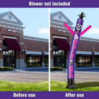 6 10 15 20FT Tall Nails & Spa Waving Inflatable Tube Man(Blower Not Included)