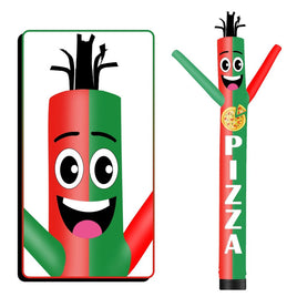 6 10 15 20FT Tall Pizza 01 Waving Inflatable Tube Man(Blower Not Included)