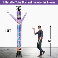 6 10 15 20FT Tall Sweets & Treats Waving Inflatable Tube Man(Blower Not Included)