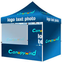 Custom Canopy Tent 10x10（10x10 canopy+3 full walls +1 half wall）