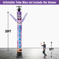 6 10 15 20FT Tall Sweets & Treats Waving Inflatable Tube Man(Blower Not Included)