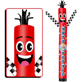 6 10 15 20FT Tall Auto Detail Waving Inflatable Tube Man(Blower Not Included)
