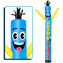 6 10 15 20FT Tall Auto Glass Waving Inflatable Tube Man(Blower Not Included)