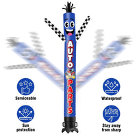 6 10 15 20FT Tall Auto Parts Waving Inflatable Tube Man(Blower Not Included)