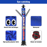 6 10 15 20FT Tall Auto Parts Waving Inflatable Tube Man(Blower Not Included)