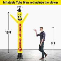 6 10 15 20FT Tall Auto Show Waving Inflatable Tube Man(Blower Not Included)