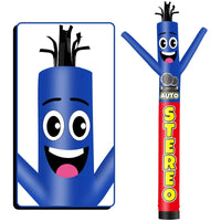 6 10 15 20FT Tall Auto Stereo Waving Inflatable Tube Man(Blower Not Included)