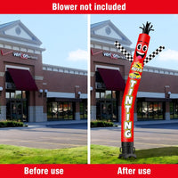 6 10 15 20FT Tall Auto Tinting Waving Inflatable Tube Man(Blower Not Included)