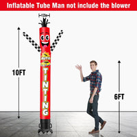 6 10 15 20FT Tall Auto Tinting Waving Inflatable Tube Man(Blower Not Included)