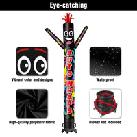 6 10 15 20FT Tall Auto Wraps Waving Inflatable Tube Man(Blower Not Included)