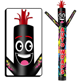 6 10 15 20FT Tall Auto Wraps Waving Inflatable Tube Man(Blower Not Included)
