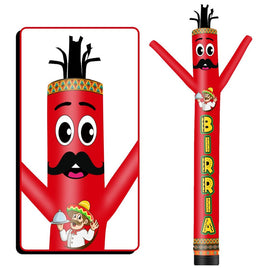 6 10 15 20FT Tall Birria Waving Inflatable Tube Man(Blower Not Included)