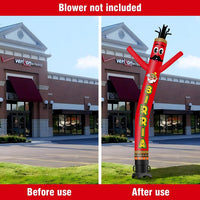 6 10 15 20FT Tall Birria Waving Inflatable Tube Man(Blower Not Included)