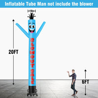 6 10 15 20FT Tall Blowout Sale Waving Inflatable Tube Man(Blower Not Included)