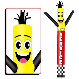 6 10 15 20FT Tall Brake Service Waving Inflatable Tube Man(Blower Not Included)