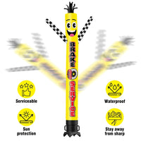 6 10 15 20FT Tall Brake Service Waving Inflatable Tube Man(Blower Not Included)