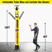 6 10 15 20FT Tall Brake Service Waving Inflatable Tube Man(Blower Not Included)