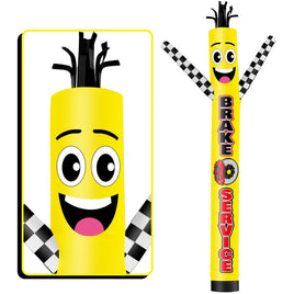 6 10 15 20FT Tall Brake Service Waving Inflatable Tube Man(Blower Not Included)