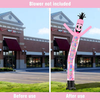 6 10 15 20FT Tall Candy Shop Waving Inflatable Tube Man(Blower Not Included)