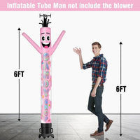 6 10 15 20FT Tall Candy Shop Waving Inflatable Tube Man(Blower Not Included)