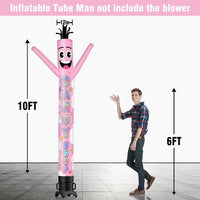 6 10 15 20FT Tall Candy Shop Waving Inflatable Tube Man(Blower Not Included)