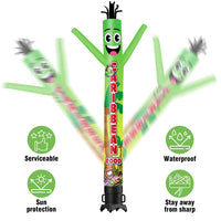 6 10 15 20FT Tall Caribbean Food Waving Inflatable Tube Man(Blower Not Included)