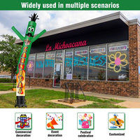 6 10 15 20FT Tall Carnitas Waving Inflatable Tube Man(Blower Not Included)