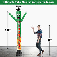 6 10 15 20FT Tall Carnitas Waving Inflatable Tube Man(Blower Not Included)