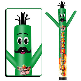 6 10 15 20FT Tall Carnitas Waving Inflatable Tube Man(Blower Not Included)