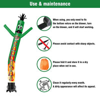 6 10 15 20FT Tall Carnitas Waving Inflatable Tube Man(Blower Not Included)