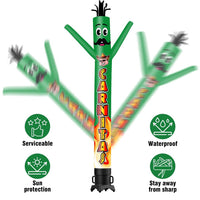 6 10 15 20FT Tall Carnitas Waving Inflatable Tube Man(Blower Not Included)