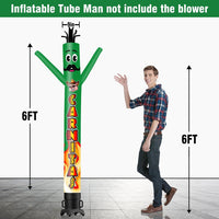 6 10 15 20FT Tall Carnitas Waving Inflatable Tube Man(Blower Not Included)
