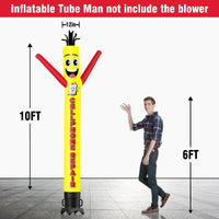 6 10 15 20FT Tall Cellphone Repair Waving Inflatable Tube Man(Blower Not Included)