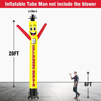 6 10 15 20FT Tall Cellphone Repair Waving Inflatable Tube Man(Blower Not Included)