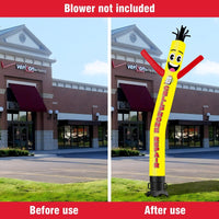 6 10 15 20FT Tall Cellphone Repair Waving Inflatable Tube Man(Blower Not Included)