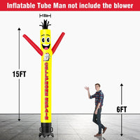 6 10 15 20FT Tall Cellphone Repair Waving Inflatable Tube Man(Blower Not Included)