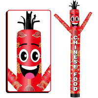 6 10 15 20FT Tall Chinese Food Waving Inflatable Tube Man(Blower Not Included)