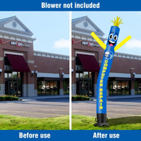 6 10 15 20FT Tall Computer Repair Waving Inflatable Tube Man(Blower Not Included)