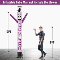 6 10 15 20FT Tall Day Spa Waving Inflatable Tube Man(Blower Not Included)