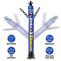 6 10 15 20FT Tall Deal On Wheels Waving Inflatable Tube Man(Blower Not Included)