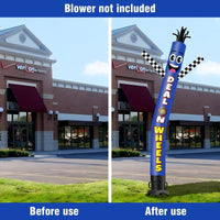 6 10 15 20FT Tall Deal On Wheels Waving Inflatable Tube Man(Blower Not Included)