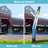6 10 15 20FT Tall Doctor Waving Inflatable Tube Man(Blower Not Included)