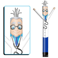 6 10 15 20FT Tall Doctor Waving Inflatable Tube Man(Blower Not Included)