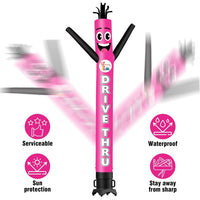 6 10 15 20FT Tall DRIVE THRU Waving Inflatable Tube Man(Blower Not Included)