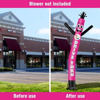 6 10 15 20FT Tall DRIVE THRU Waving Inflatable Tube Man(Blower Not Included)